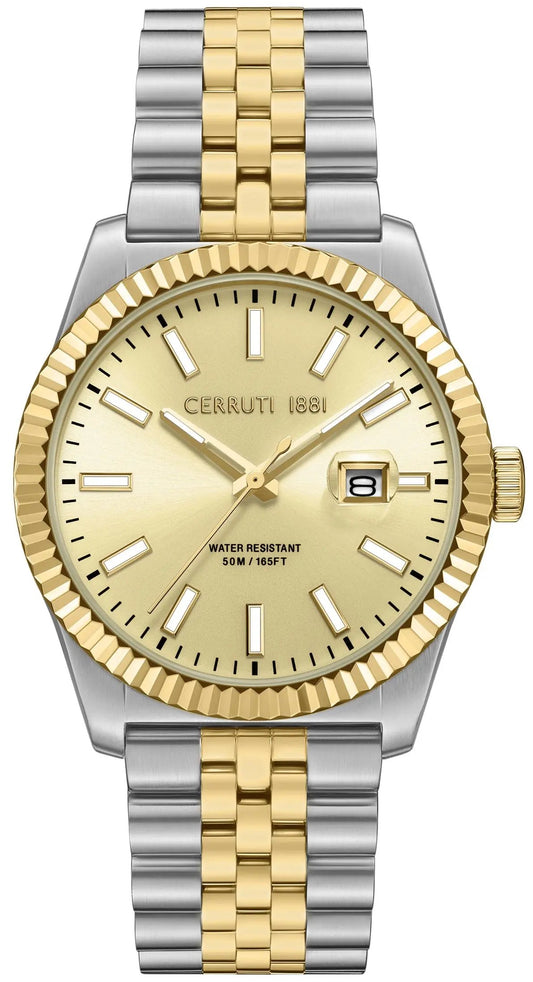 Cerruti CIWGH0084201 Chienti Two Tone Stainless Steel Bracelet