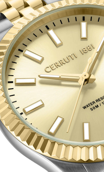 Cerruti CIWGH0084201 Chienti Two Tone Stainless Steel Bracelet