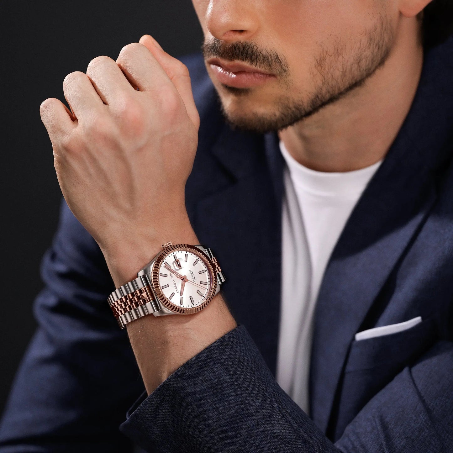 Cerruti CIWGH0084202 Chienti Two Tone Stainless Steel Bracelet