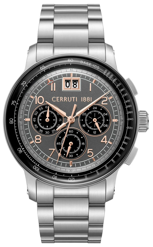 Cerruti CIWGI0084607 Petroio Chronograph Stainless Steel Bracelet