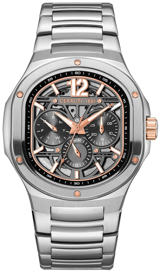 Cerruti CIWGK0072301 Trento Silver Stainless Steel Bracelet