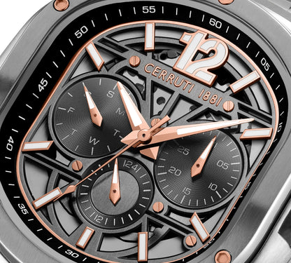 Cerruti CIWGK0072301 Trento Silver Stainless Steel Bracelet