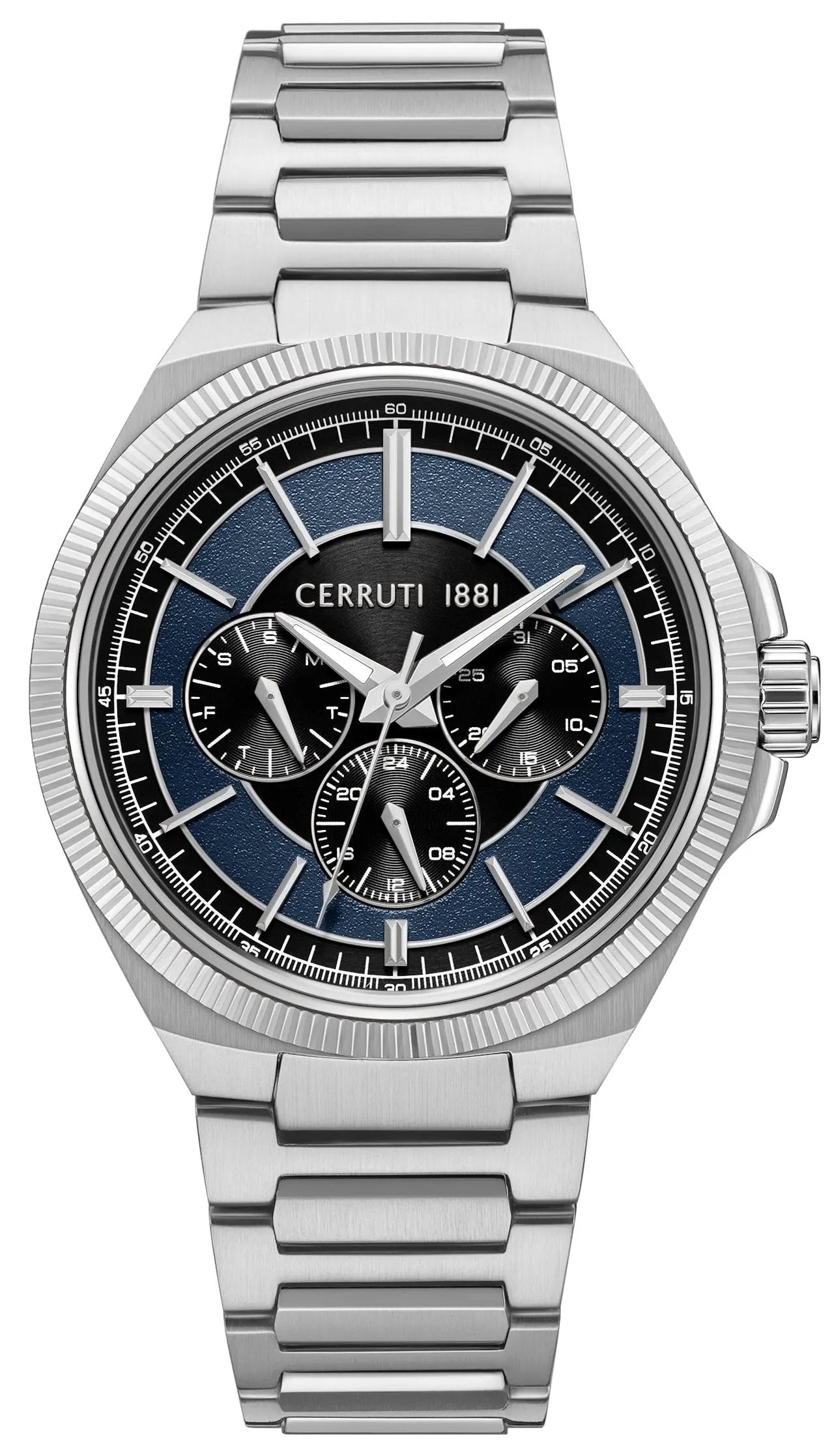 Cerruti CIWGK0084502 Faedo Multifunction Silver Stainless Steel Bracelet