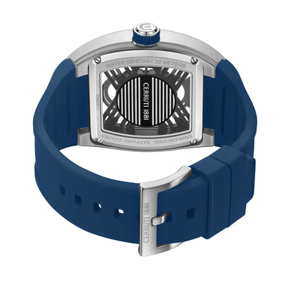 Cerruti CIWGM0001103 Nuoro Blue Silicone Strap