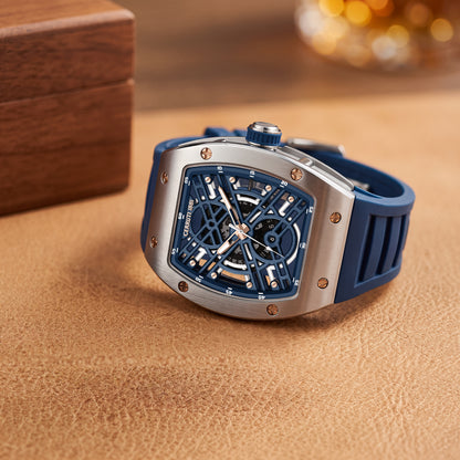 Cerruti CIWGM0001103 Nuoro Blue Silicone Strap
