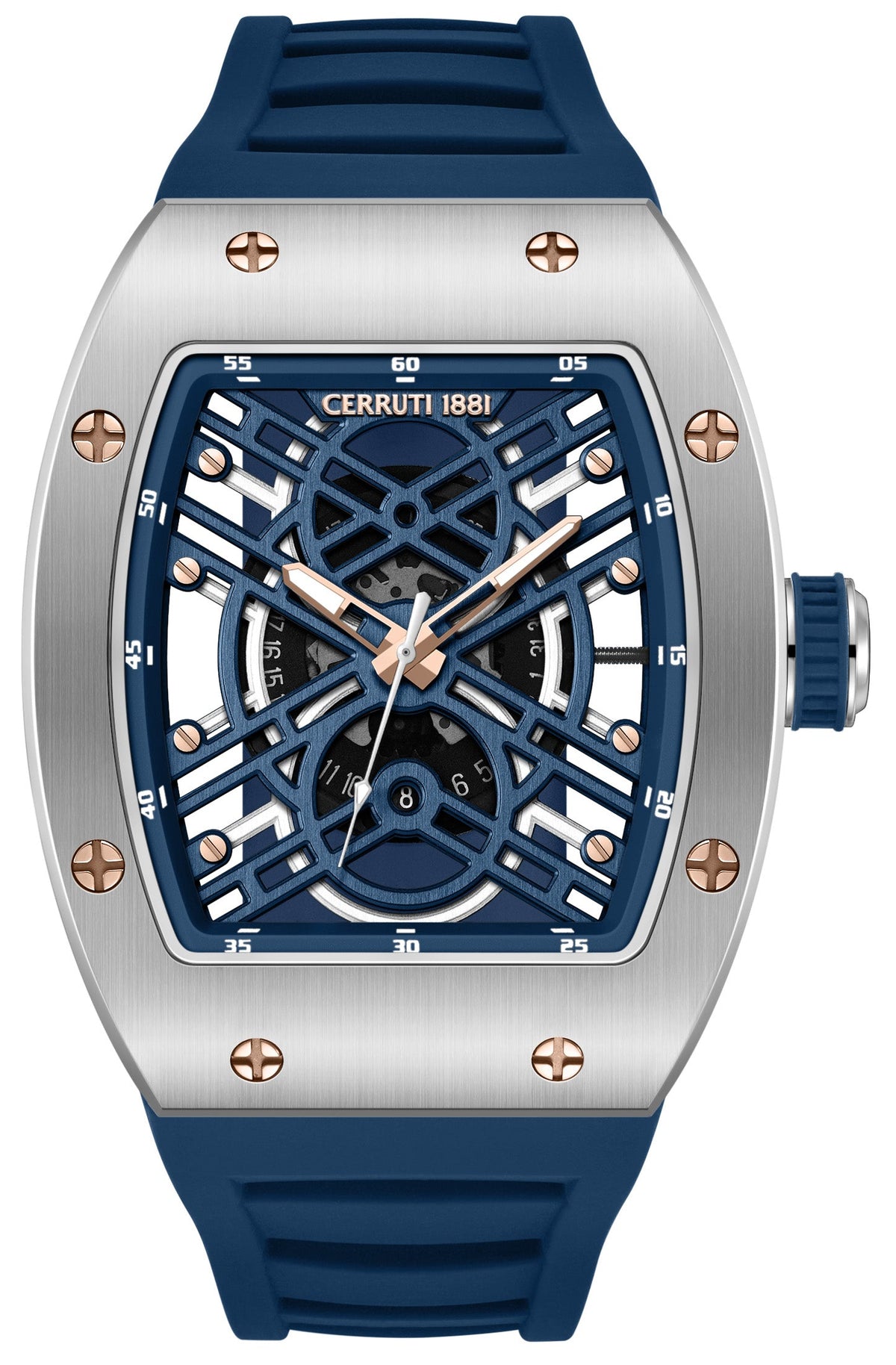 Cerruti CIWGM0001103 Nuoro Blue Silicone Strap