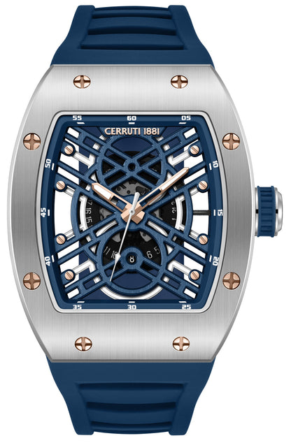Cerruti CIWGM0001103 Nuoro Blue Silicone Strap