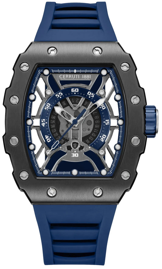 Cerruti CIWGN0057702 Gubbio Blue Silicon Strap