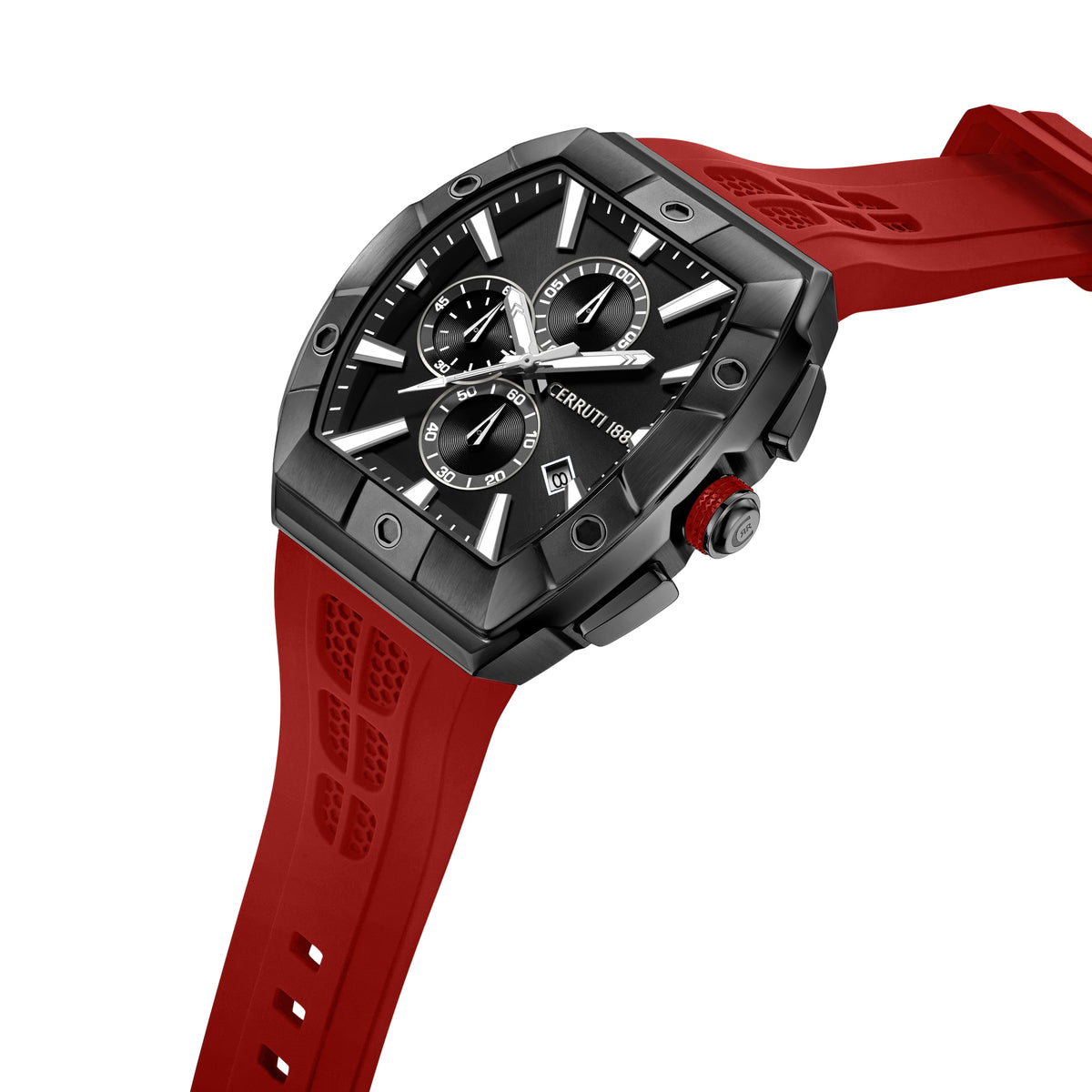 Cerruti CIWGO0000405 Macerata Red Silicone Strap