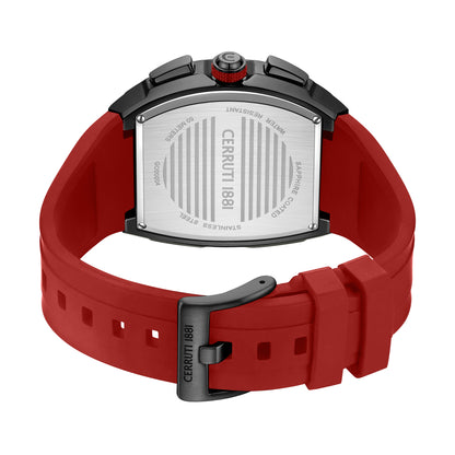 Cerruti CIWGO0000405 Macerata Red Silicone Strap