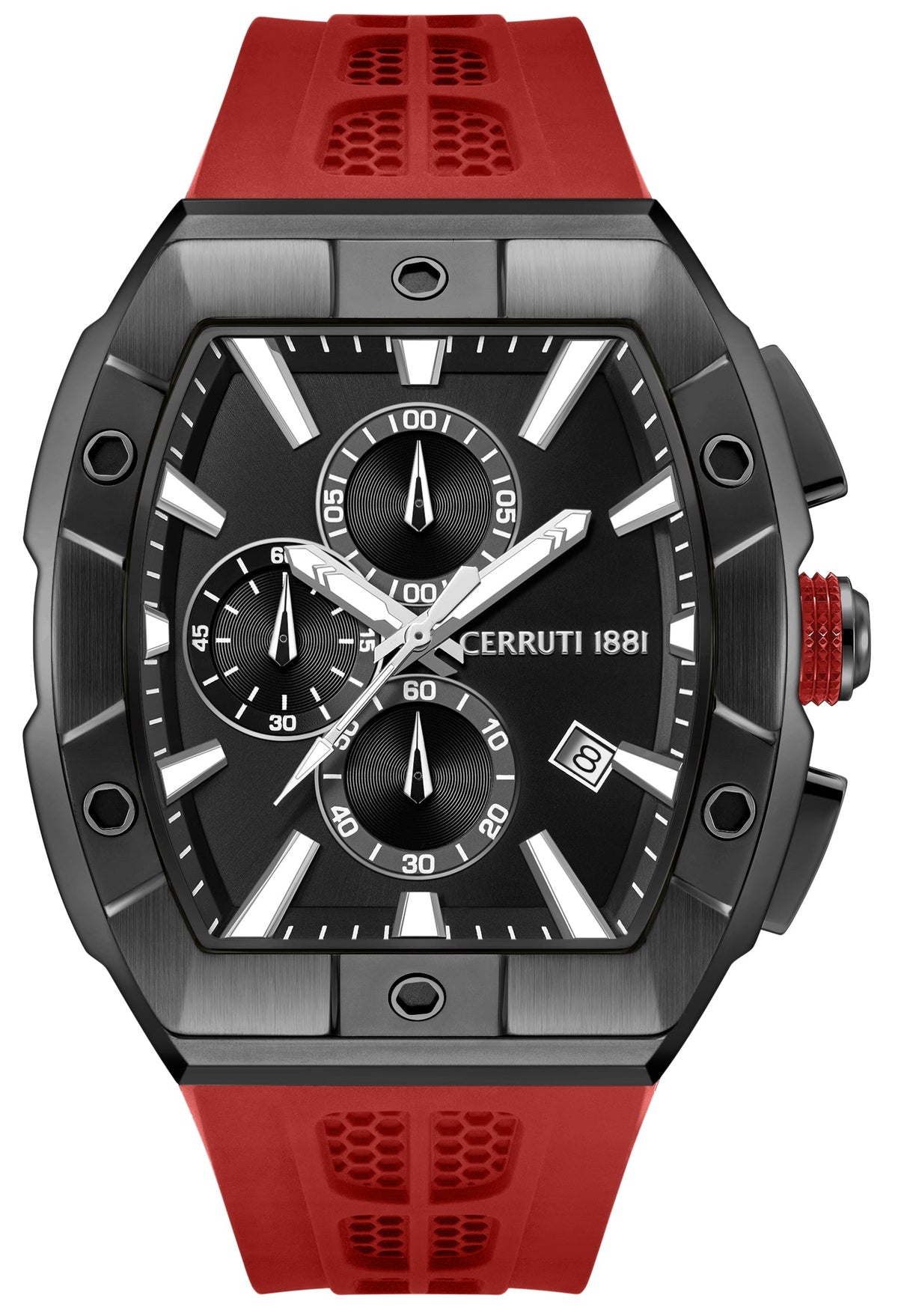 Cerruti CIWGO0000405 Macerata Red Silicone Strap