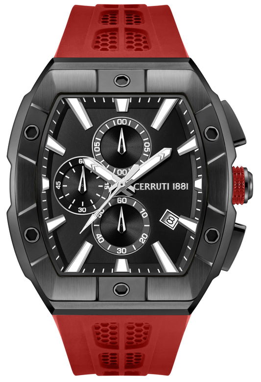 Cerruti CIWGO0000405 Macerata Red Silicone Strap