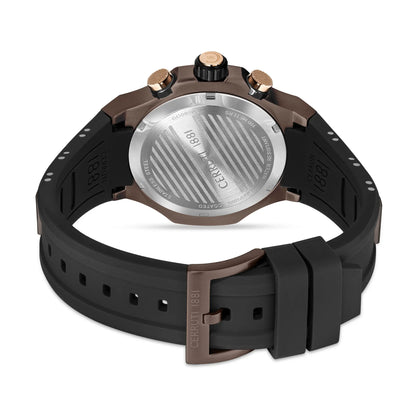 Cerruti CIWGO0050602 Lucardo Chronograph Brown Silicone Strap