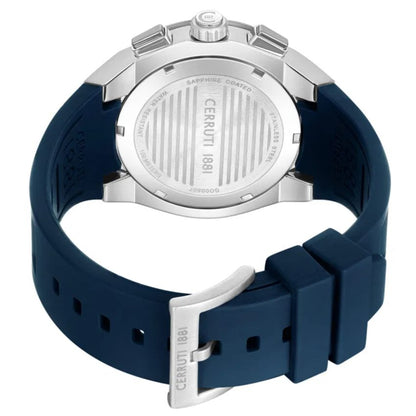 Cerruti CIWGO0050701 Ruscello Blue Silicone Strap