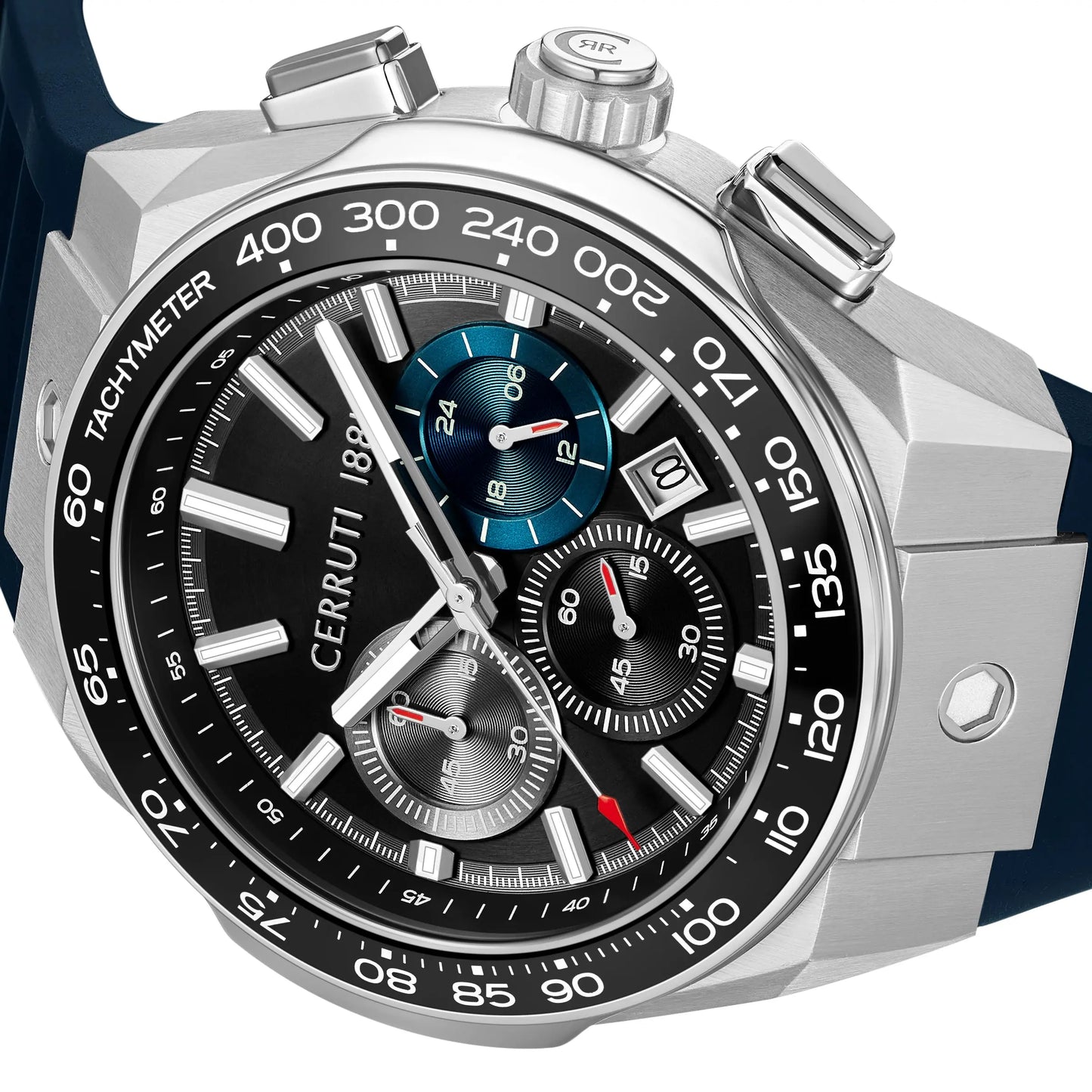 Cerruti CIWGO0050701 Ruscello Blue Silicone Strap