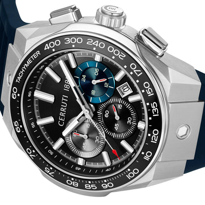 Cerruti CIWGO0050701 Ruscello Blue Silicone Strap