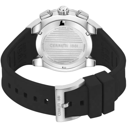 Cerruti CIWGO0050702 Ruscello Black Silicone Strap