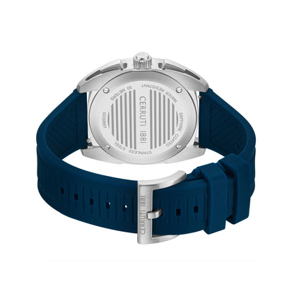 Cerruti CIWGO0085105 Cuneo Chronograph Blue Silicone Strap