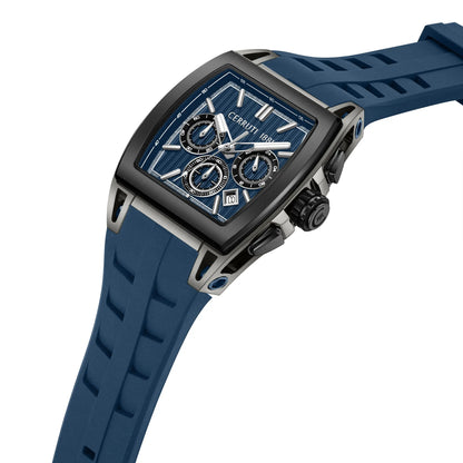 Cerruti CIWGO0096502 Belluno Chronograph Blue Silicon Strap