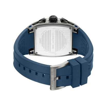 Cerruti CIWGO0096502 Belluno Chronograph Blue Silicon Strap