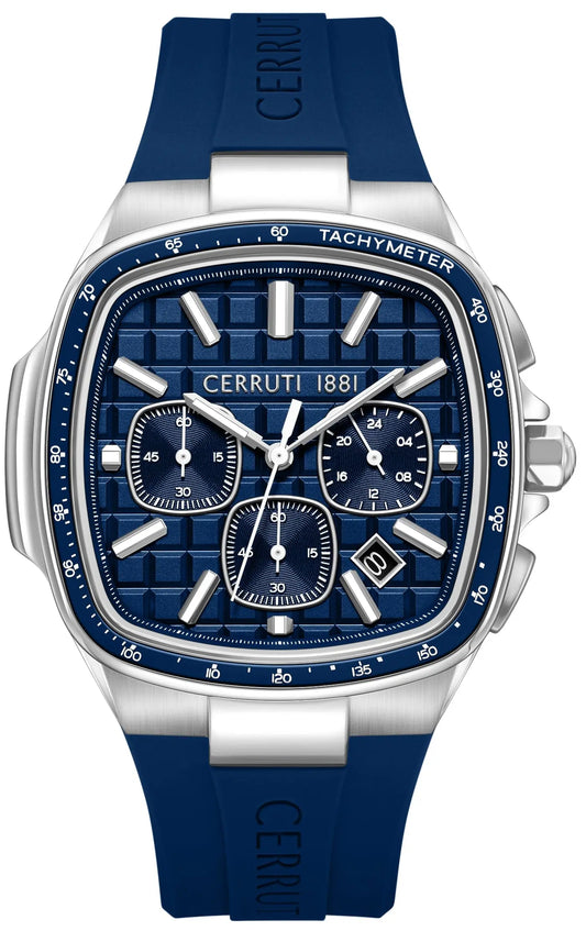 Cerruti CIWGO0102701 Casale Chronograph Blue Silicon Strap