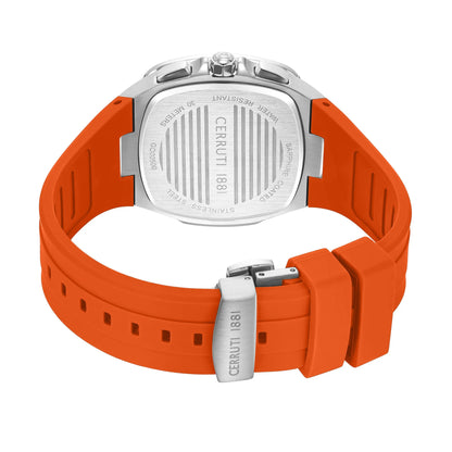 Cerruti CIWGO0102703 Casale Chronograph Orange Silicon Strap