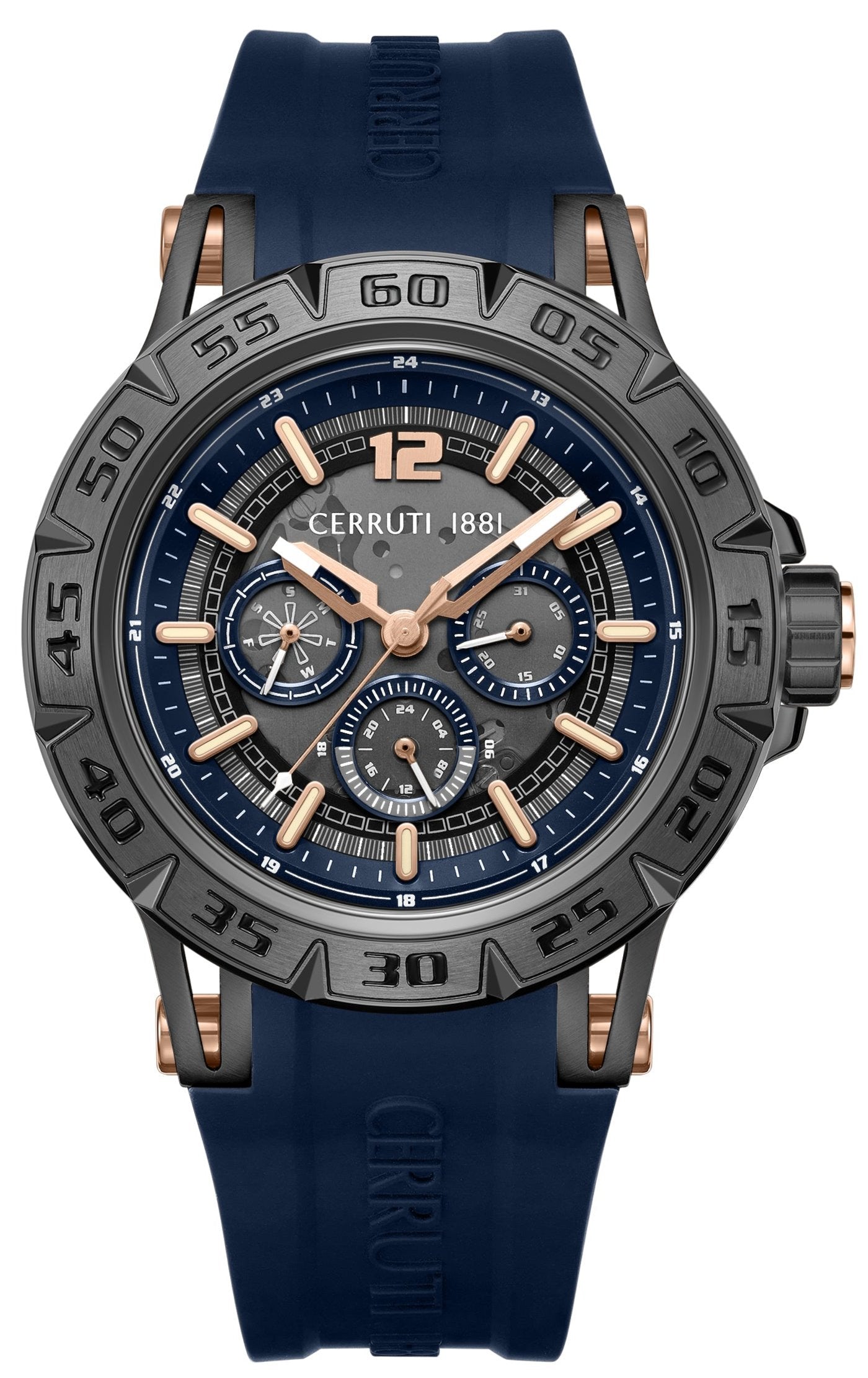 Cerruti CIWGQ0050303 Valletri Blue Silicon Strap