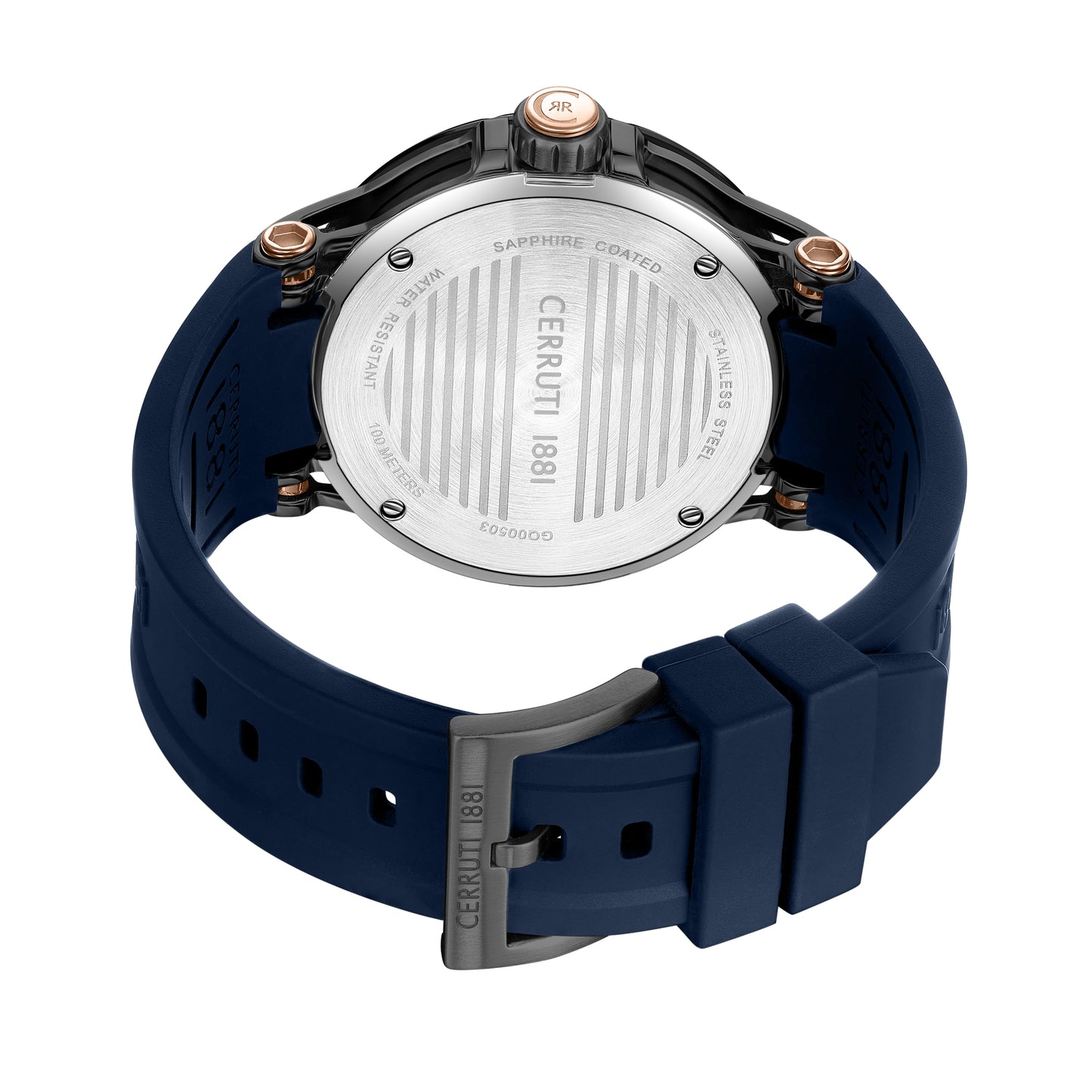 Cerruti CIWGQ0050303 Valletri Blue Silicon Strap