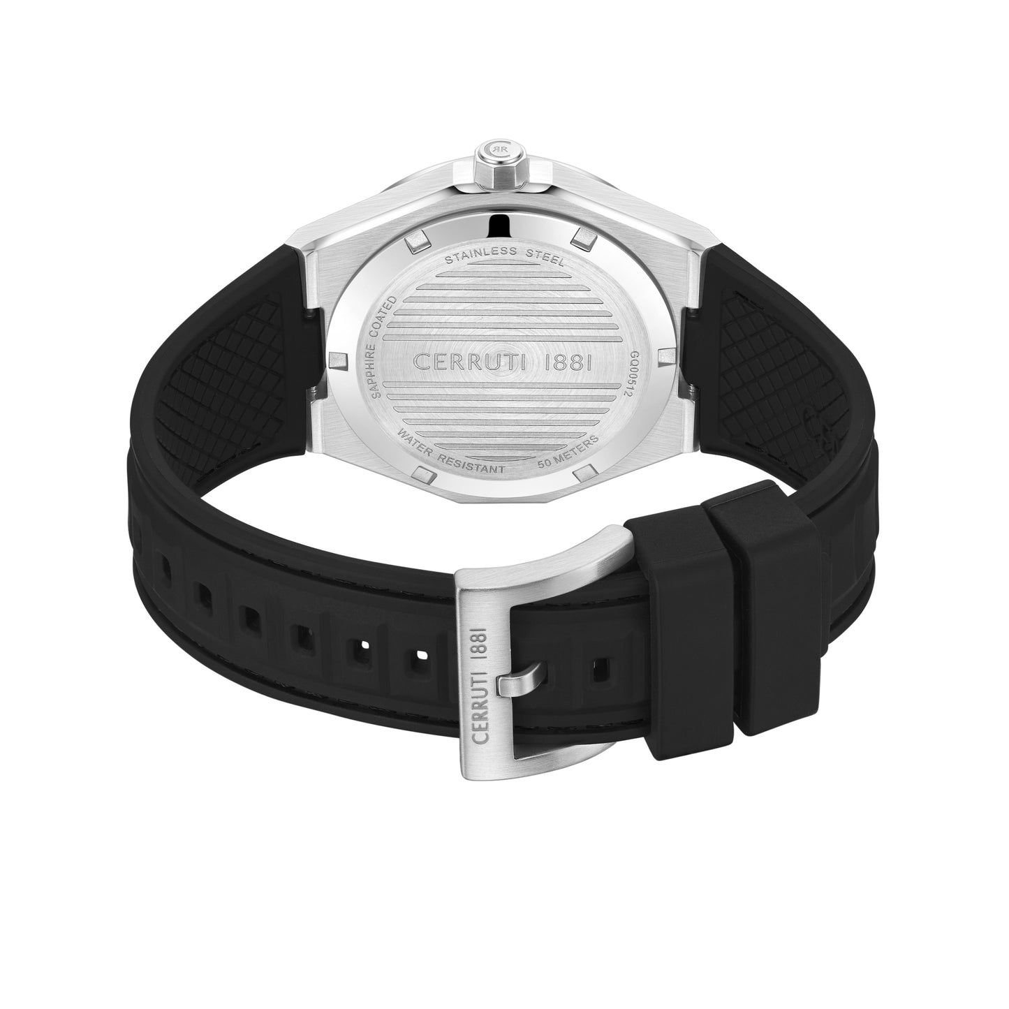 Cerruti CIWGQ0051204 Ravello Black Silicon Strap