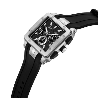 Cerruti CIWGQ0084901 Odissea Master Chronograph Black Silicone Strap