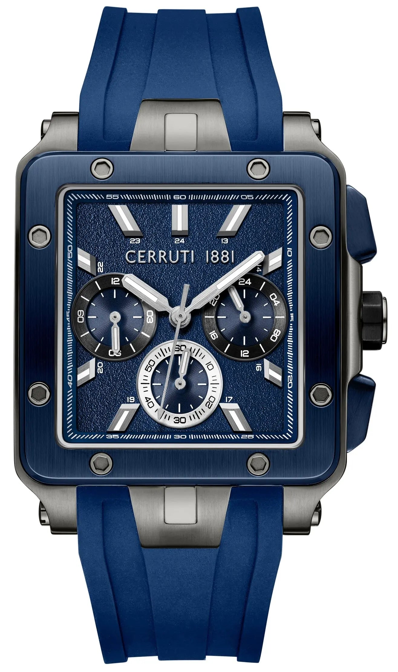 Cerruti CIWGQ0084903 Odissea Master Chronograph Blue Silicone Strap