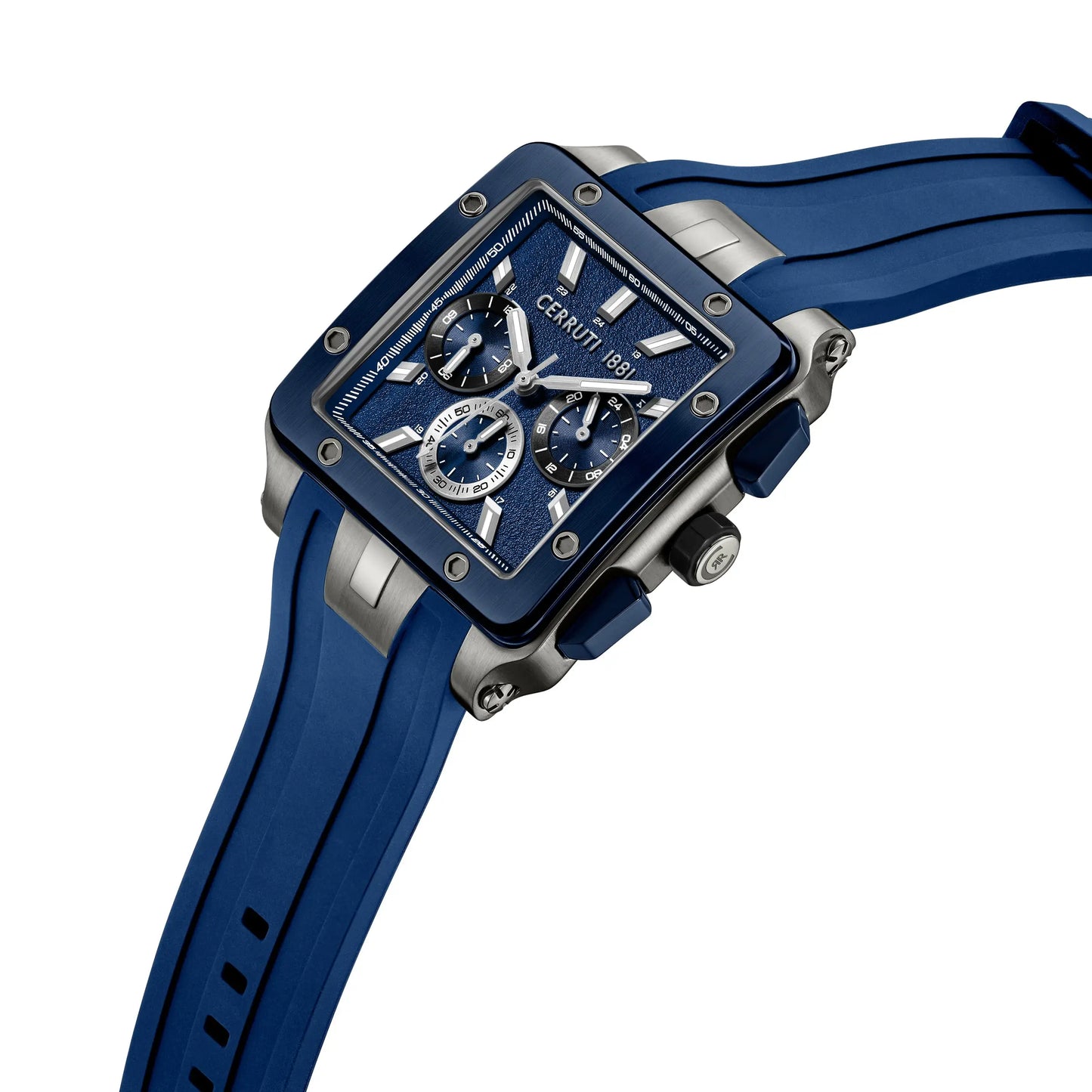 Cerruti CIWGQ0084903 Odissea Master Chronograph Blue Silicone Strap