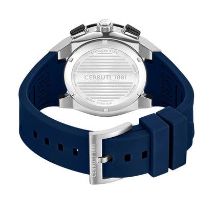 Cerruti CIWGQ0085602 Ruscello Chronograph Blue Silicone Strap