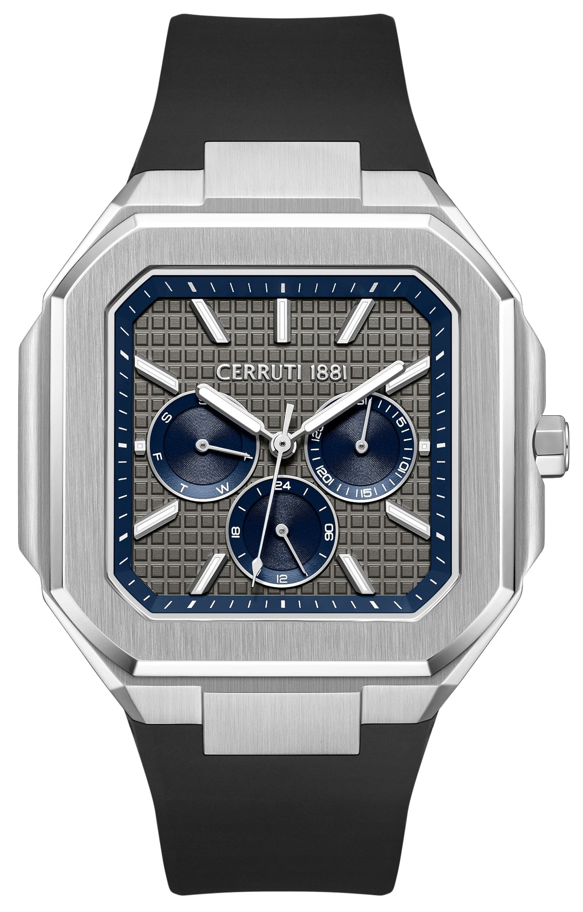 Cerruti CIWGQ0110701 Comacchio Black Silicone Strap