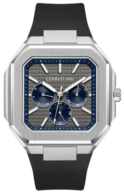 Cerruti CIWGQ0110701 Comacchio Black Silicone Strap