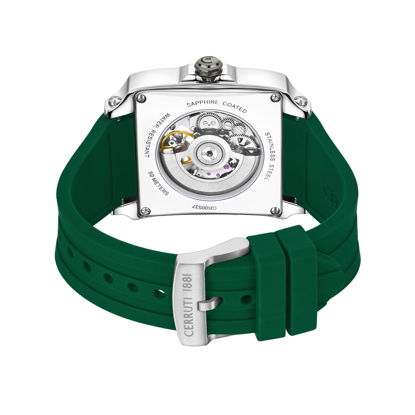 Cerruti CIWGR0053702 Odissea Automatic Green Silicon Strap