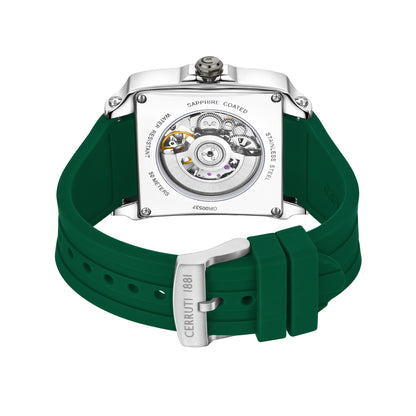 Cerruti CIWGR0053702 Odissea Automatic Green Silicon Strap