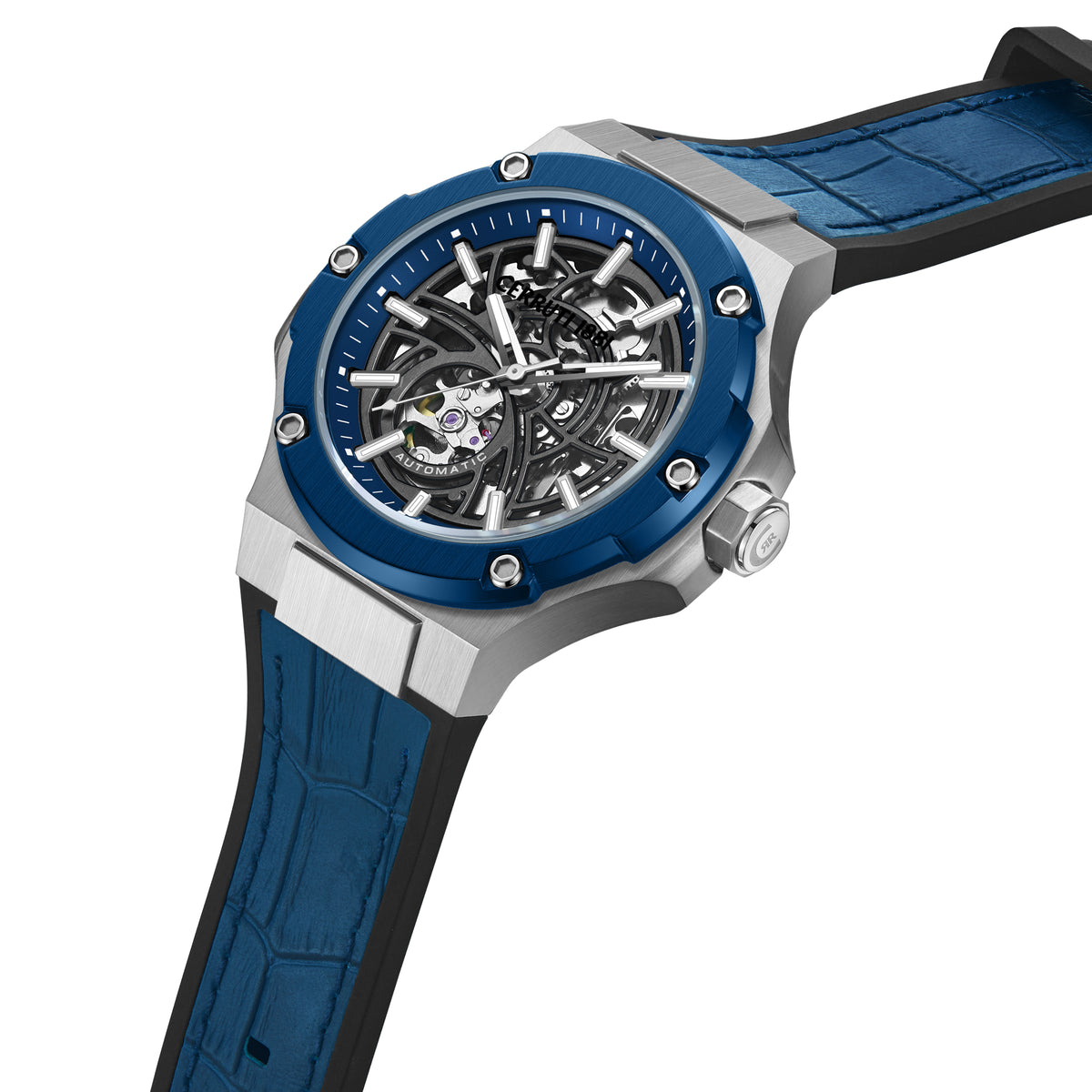 Cerruti CIWGR0110901 Lucardo Automatic Blue Silicone Strap