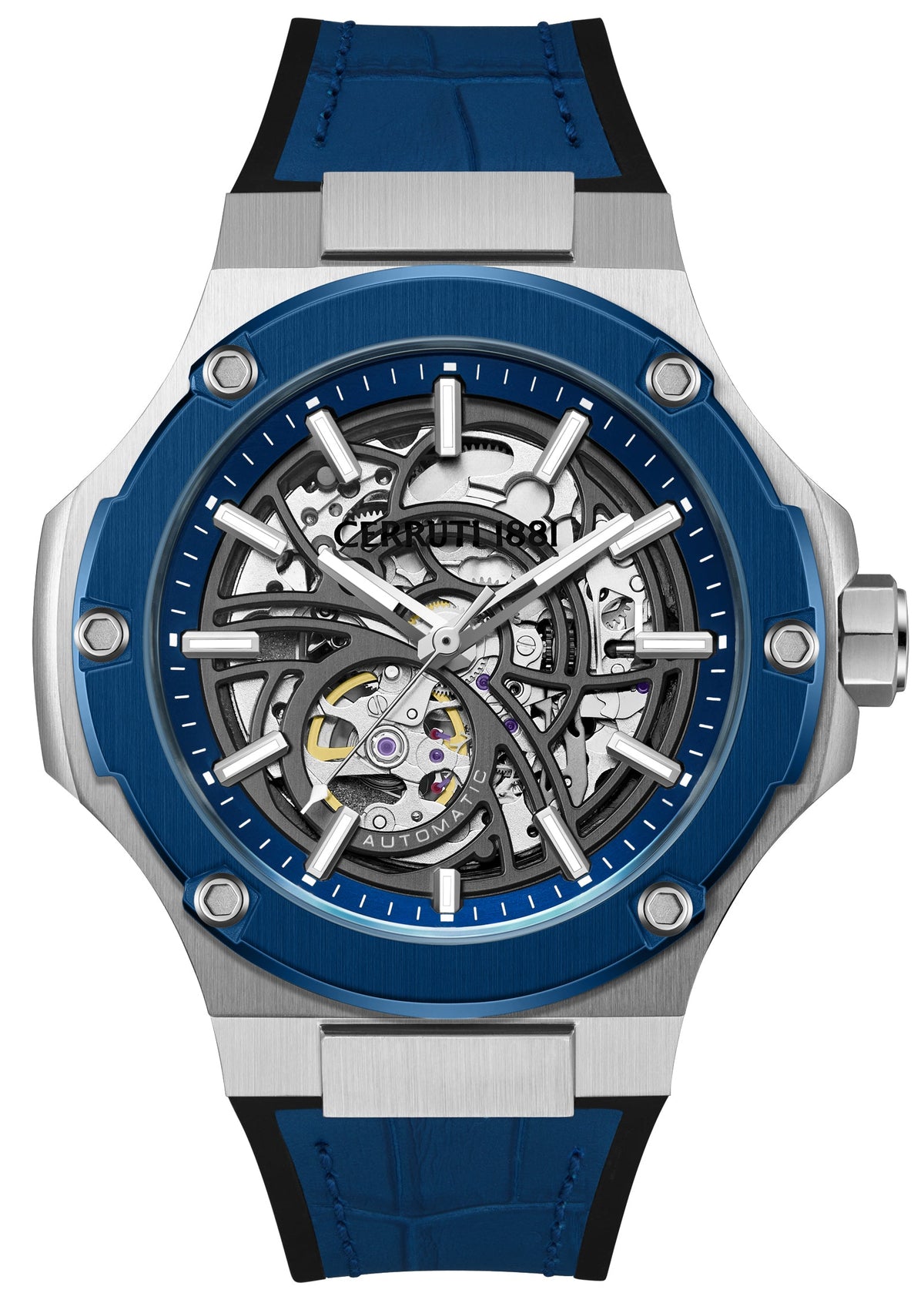 Cerruti CIWGR0110901 Lucardo Automatic Blue Silicone Strap