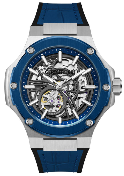 Cerruti CIWGR0110901 Lucardo Automatic Blue Silicone Strap
