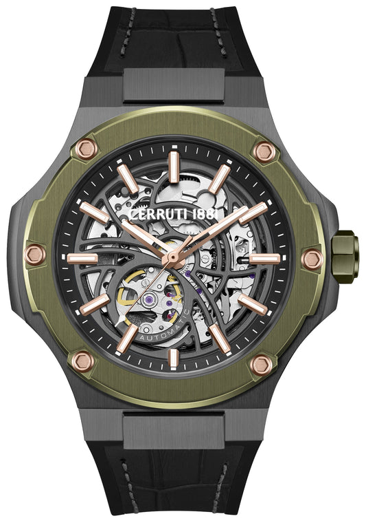 Cerruti CIWGR0110903 Lucardo Automatic Black Silicone Strap
