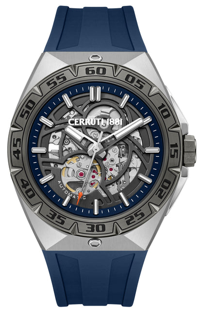 Cerruti CIWGR0111201 Arrezo Automatic Blue Silicone Strap