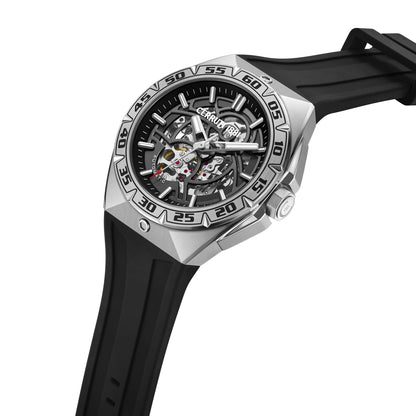 Cerruti CIWGR0111203 Arrezo Automatic Black Silicone Strap