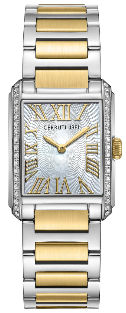 Cerruti CIWLG0086104 Rendena Two Tone Stainless Steel Bracelet