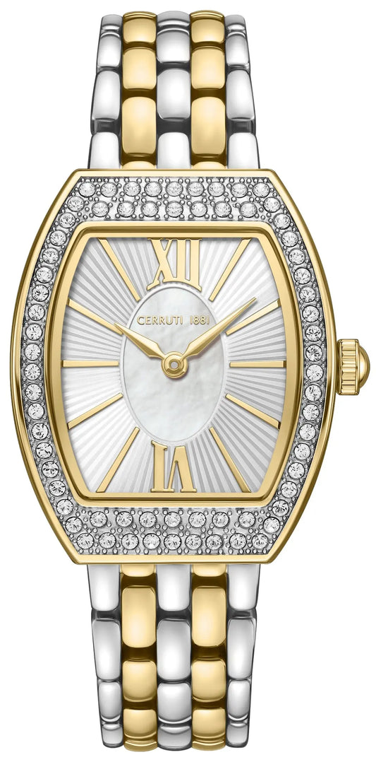 Cerruti CIWLG0086305 Calliano Two Tone Stainless Steel Bracelet