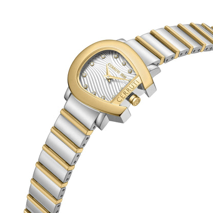 Cerruti CIWLG0086906 Cavallina Two Tone Stainless Steel Bracelet