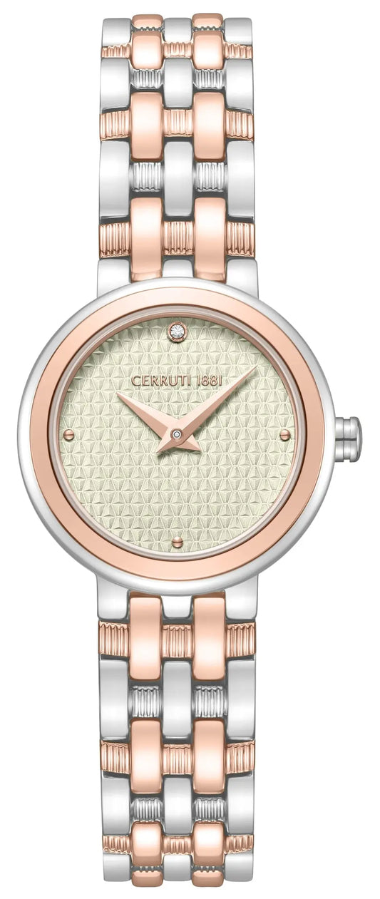 Cerruti CIWLG0095704 Lusia Two Tone Stainless Steel Bracelet