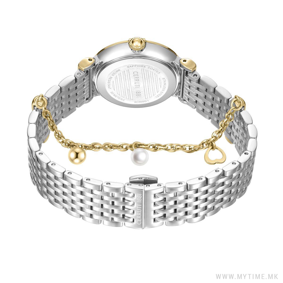 Cerruti CIWLG2226205 Cornelia Silver Stainless Steel Bracelet