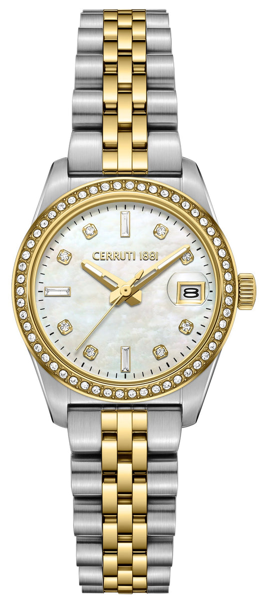Cerruti CIWLH0000601 Baccio Two Tone Stainless Steel Bracelet