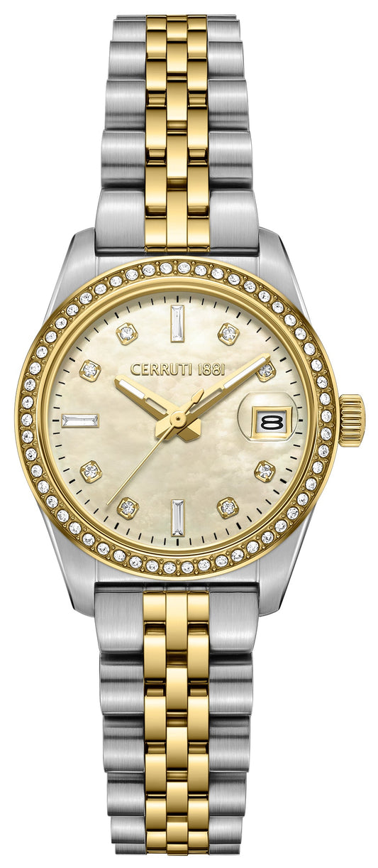 Cerruti CIWLH0000605 Baccio Two Tone Stainless Steel Bracelet